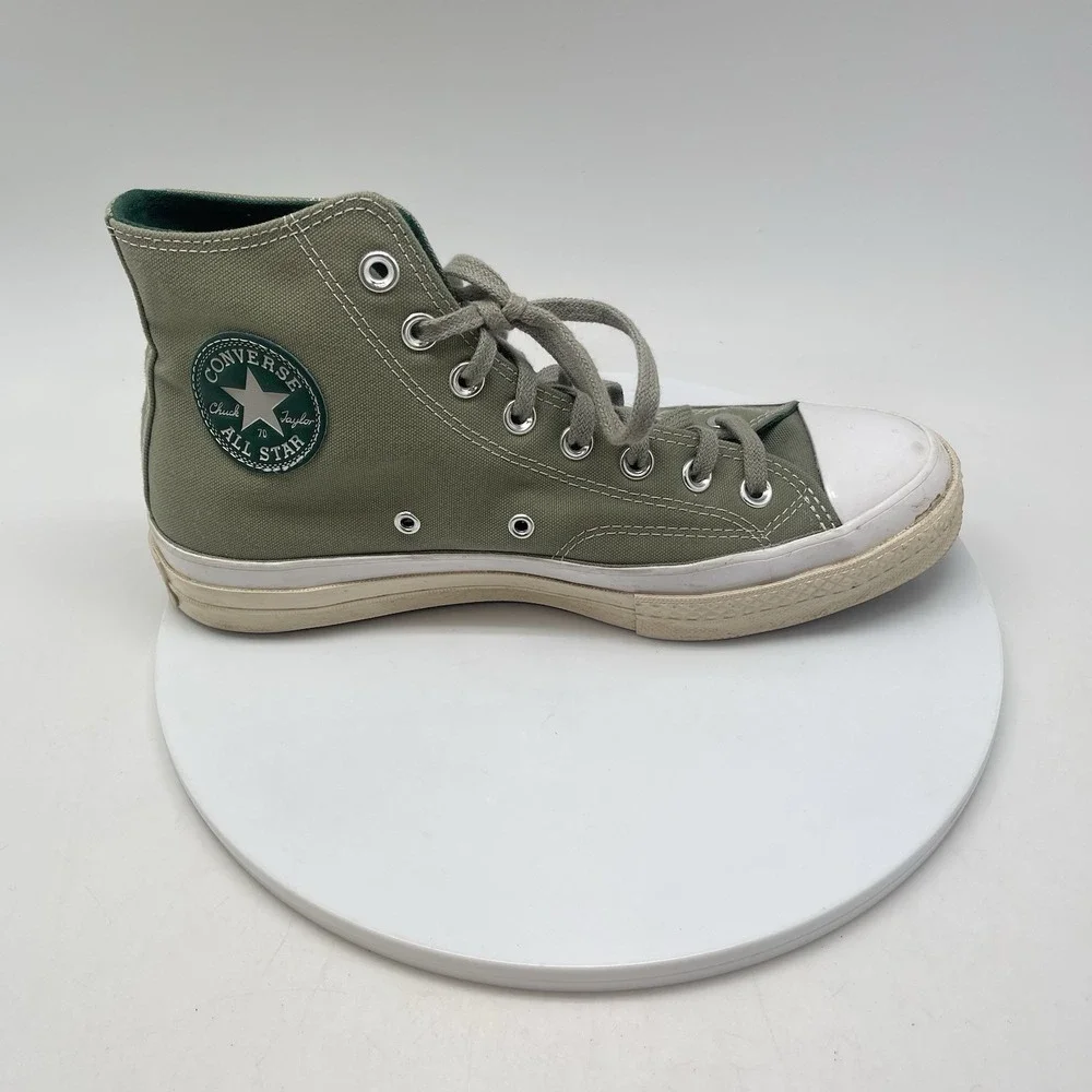 Converse Sneakers Womens 10 Chuck 70 Hi Desert‎ Regeneration Shoes Green A00726C